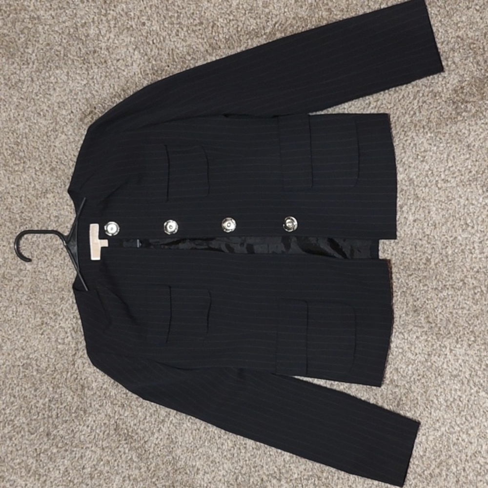 Michael Kors Navy Striped Blazer 2P
